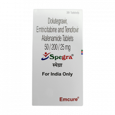 Спегра :: Spegra :: Долутегравир + Эмтрицитабин + Тенофовир алафенамид 50+200+25мг табл. №30